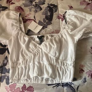 Cute white knit top🤍